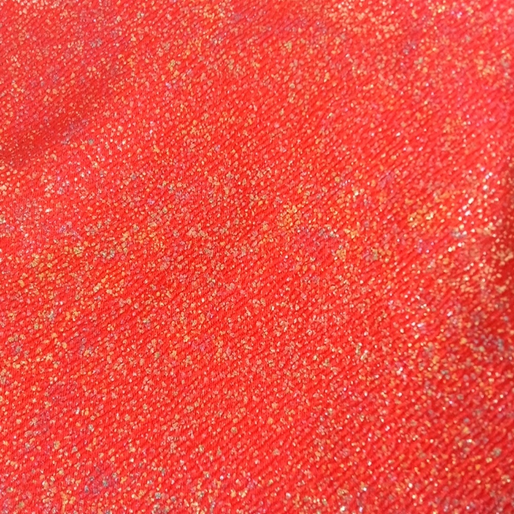 Womens Coral and Black Midi Dress - Picture 4 of 7